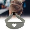 Haircut Band Silicone Adjustable Hands Free Hollow Love Heart Quick Release Buckle Hairdressing Tools Flexible Men Neckline Hair Trimming Stencil Fade