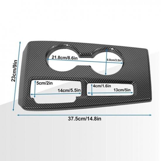 Carbon Fiber Pattern Gear Panel Cover Shift Trim for Honda Civic 11th -