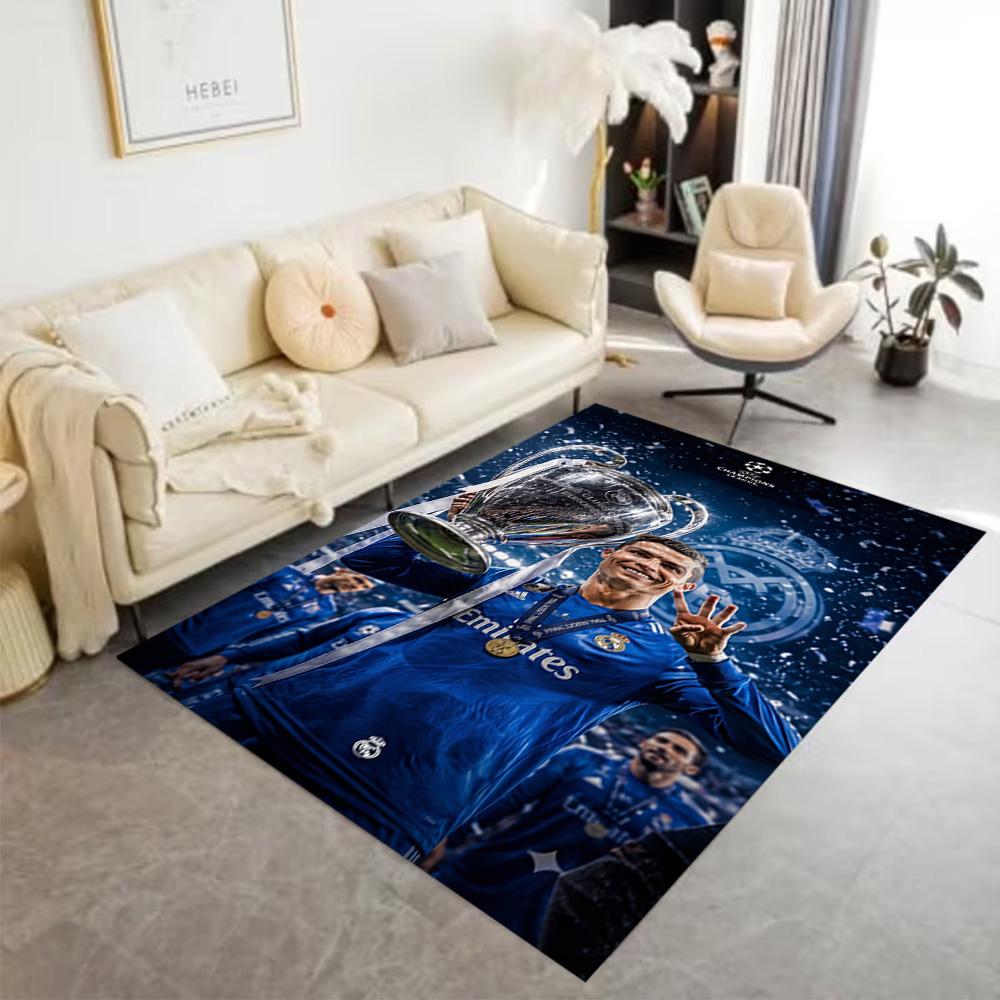 Cristiano Ronaldo's Legacy Carpet Design for Foyer Game Room Dining Room Entryway Anti-slip Rug Office home decor Perfect Gift for Friends & Family