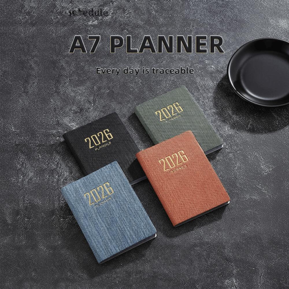 Mini Portable Weekly Planner 64 Sheets 128 Page Pocket Diary Journal A7 Planner Book  Office Use