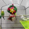 Vine Global Five-Pointed Star Bird Toy Colorful Dried Fruit Wood Block Hot Selling Cross-Border Pet Toy