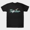Мужская черная футболка с принтом Fender Бумажная трансферная печать без вырезания Хлопковая футболка