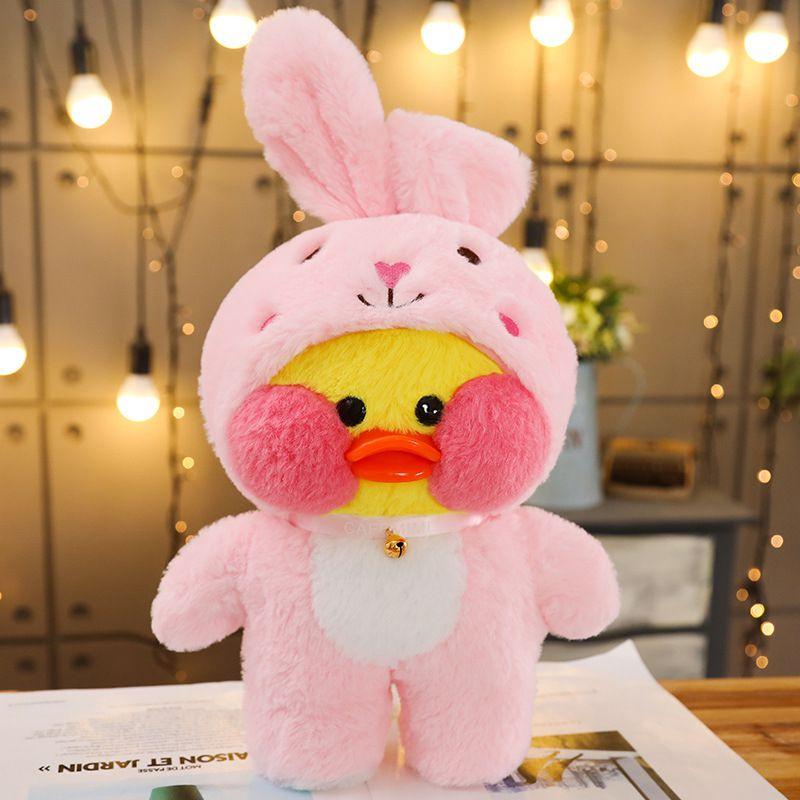 Милая плюшевая игрушка Lalafanfan Cafe Duck Unicorn Totoro Panda, мягкая и очаровательная, подарок