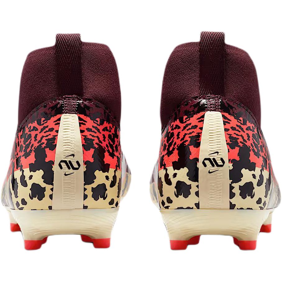 Nike Mercurial Superfly 10 Устойчивые к истиранию Высокие Детские Футбольные Бутсы Бордовые Подростковые IO8468-661