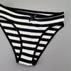 6PCS Women Cute Sexy Stripe Cotton Underwear Panties Bow Bikini Brief Lovely Girls Cotton Lingerie M/L/XL