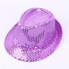 Brilliant Sequins Fedora Hat Sequin Glitter Jazz Hat Role Play Prop Dance Jazz Cap  Birthday