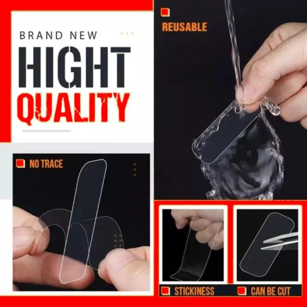 60 шт./120 шт. Водонепроницаемые настенные наклейки, не оставляющие следов, клейкая лента, новая двухсторонняя клейкая лента