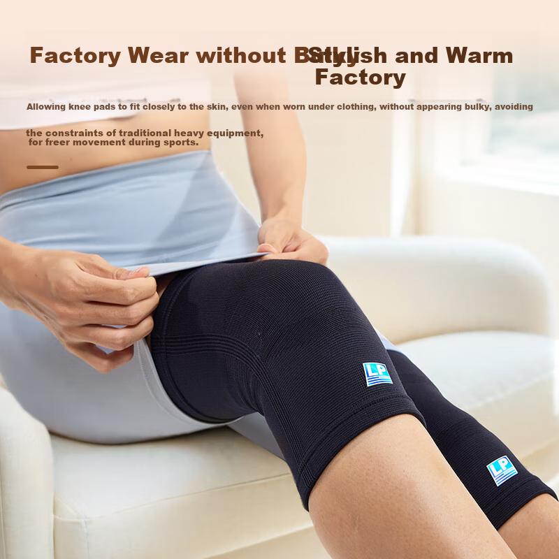 LP 1627CK Outdoor Sports Warm Knee Pads with Graphene Heat Storage And Temperature Locking, Suitable for Autumn, Winter, And All Seasons, Unisex - M
