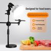 Профессиональная настольная стойка для освещения для фуд-фотографии для видео и прямых трансляций в помещении
