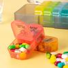 Organization Food Grade PP Convenient Portable 7 Days Travel Capsule Tablet Box Pill Organizer