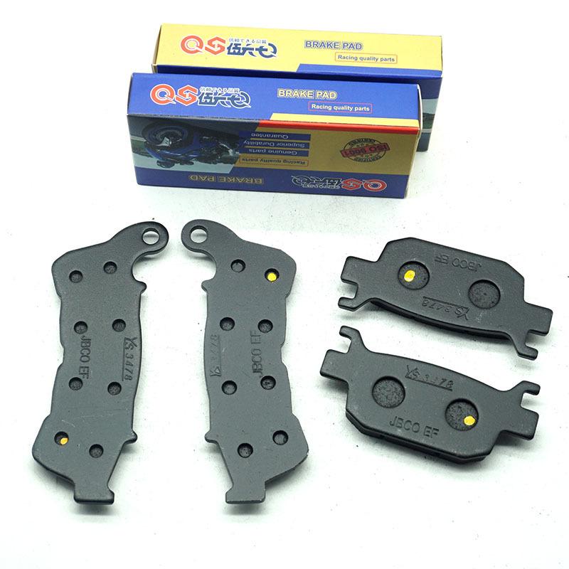 Motorcycle Front Rear Brake Pads for HONDA FORZA250 Forza 250 Z (MF08) 2004-2006 ABS (MF10) 2009 2010 Audio Package 2008