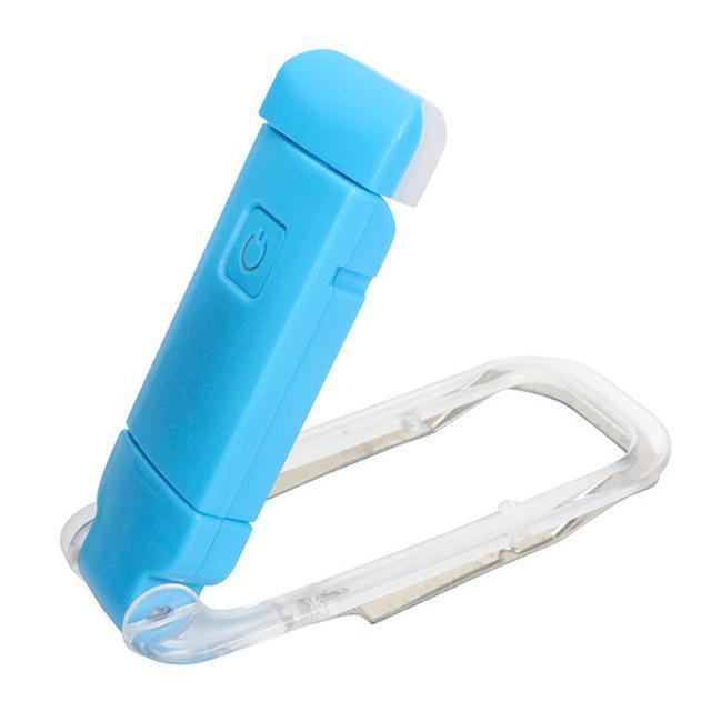 USB Rechargeable Reading Light Clip-On, Adjustable Portable Bookmark Light