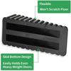 Home Non Punching Self Adhesive Floor Block Door Wedge Door Stopper Wall Protector