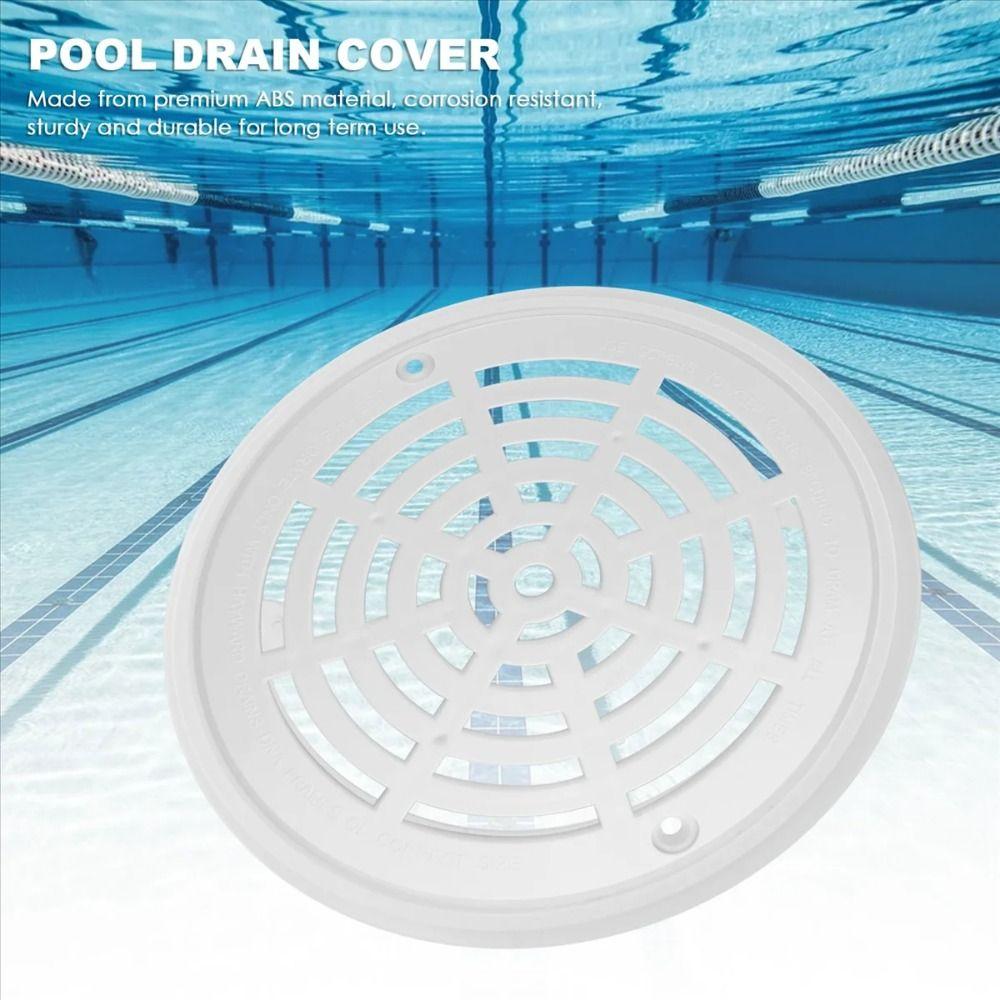 ABS Pool Main Drain Cover Replacement Grate Bottom Mounting Plates Pool Outlet Cover Swimming Pool