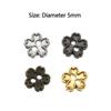 Dollhoues Miniature DIY Doll Clothes Metal Flower Buckles Mini Buttons Clothing Sewing Buckle