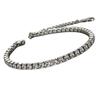 Light luxury fashion niche titanium steel plated18K Unique Crystal Zirconia Full-Diamond Tennis Bracelet Jewelry