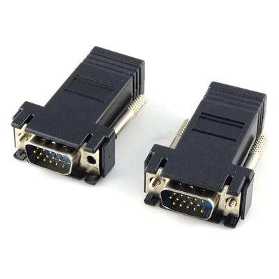 Удлинитель Vga RGB Hdb Male To Lan Cat5 Cat6 Rj45 Сетевой кабель Female Адаптер