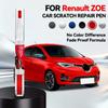 Для Renault ZOE 2012-2025 X98 X10 Ремонтный маркер для краски Подкраска Удаление царапин Сделай сам Автоаксессуары Черный Белый Фиолетовый Синий Серый