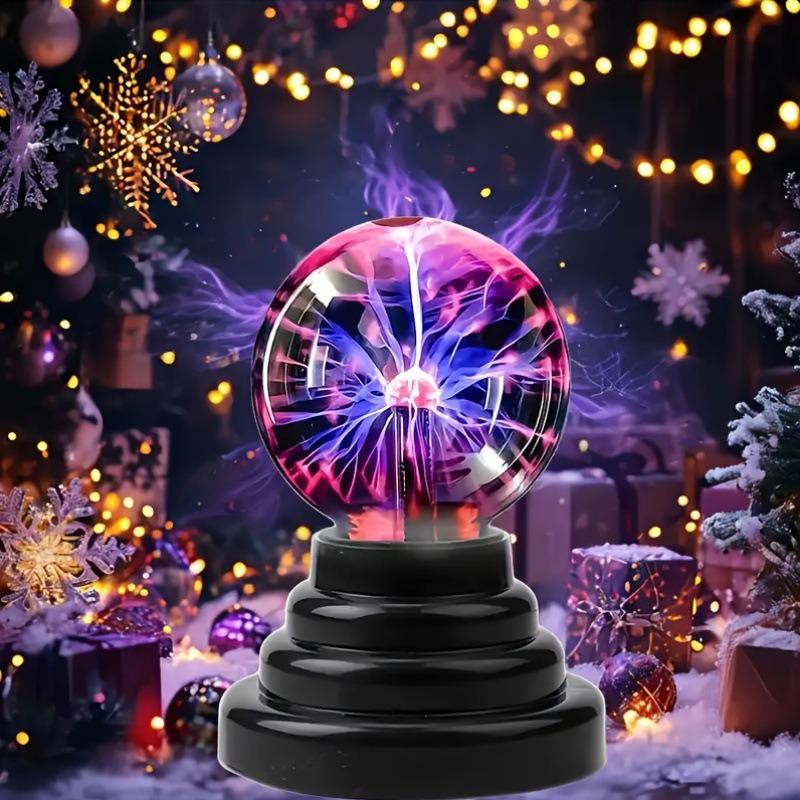 3 inch Novelty Magic Plasma Touch Sensitive Lamp Child Holiday Gift Indoor Desktop Decoration Glass Ball Night Lights
