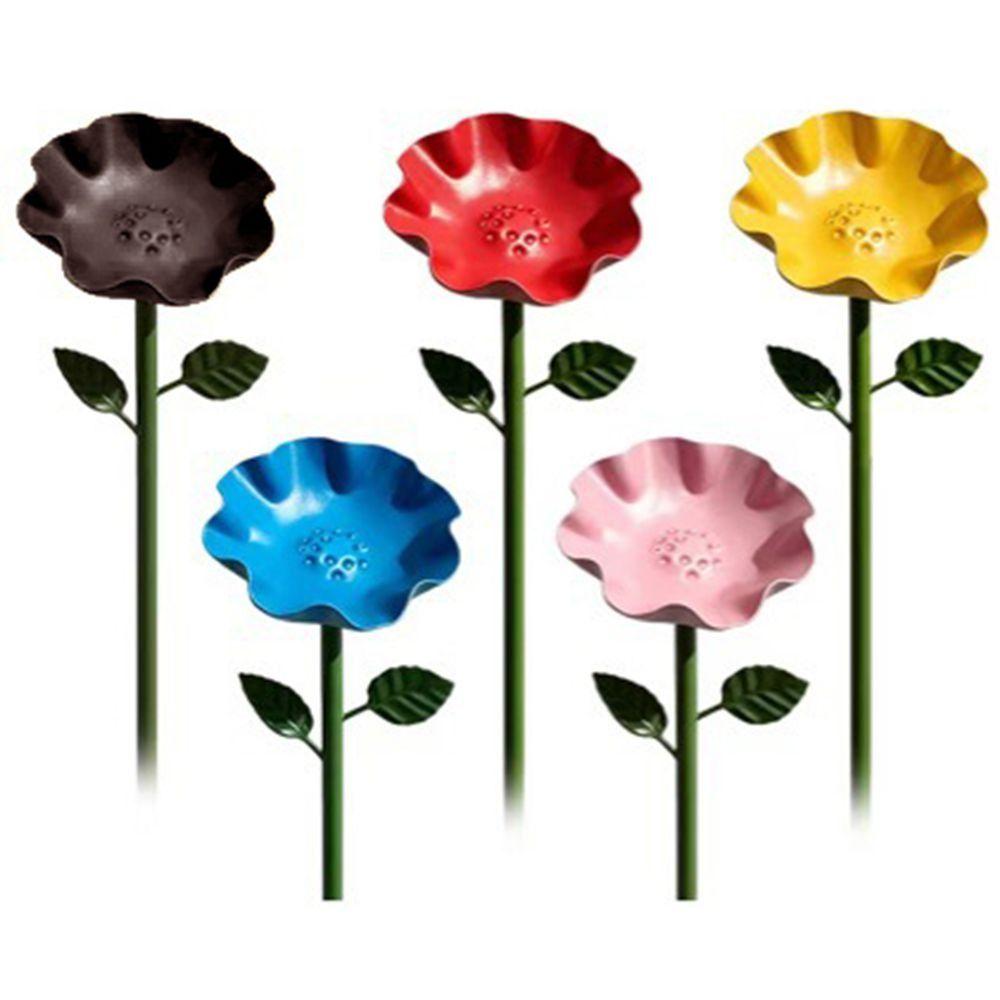 Ornamental Horticulture Bee Butterfly Watering Station Flower Shape Bird Bath  Wildlife Garden