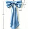 Satin Wall Bow Decor 48 x 24 Inch Fireplace Bow Decor New Decorative Bow  Fireplace Decoration