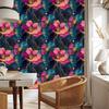 Navy Blue, Turquoise and Purple Ink Wallpaper for Living Room and Bedroom 50x1000