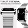 Роскошный браслет из нержавеющей стали для Apple Watch Ultra 2 46 мм 49 мм 45 мм 44 мм 42 мм 41 мм 40 38 мм браслет для iWatch Series 9 8 7 6 S10 металлический ремешок