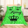 Современный пододеяльник King Crown Twin Black Pink Комплект постельного белья для женщин и взрослых Пара Одеяло Покрывало для девочек День святого Валентина Одеяло Покрывало
