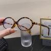 Oval Shape Glasses Women New Stylish Blue Light Blocking Women's Glasses Frames Korean Style Decorative Glass