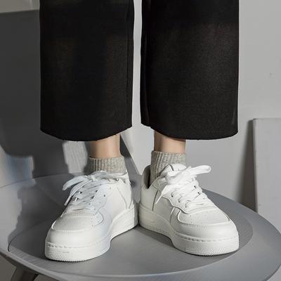 Весна и Осень Новая Женская Авиация №. 1 Кроссовки Студенческие Повседневные На шнуровке Модные Кеды Живые