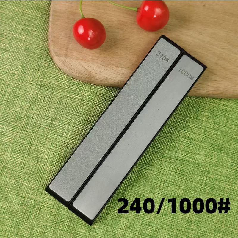 Алмазные Золотые Точильные Камни, Набор для Заточки Ножей с Фиксированным Углом, Профессиональный Набор Точильных Камней с Подставкой, Бытовой Точильный Камень