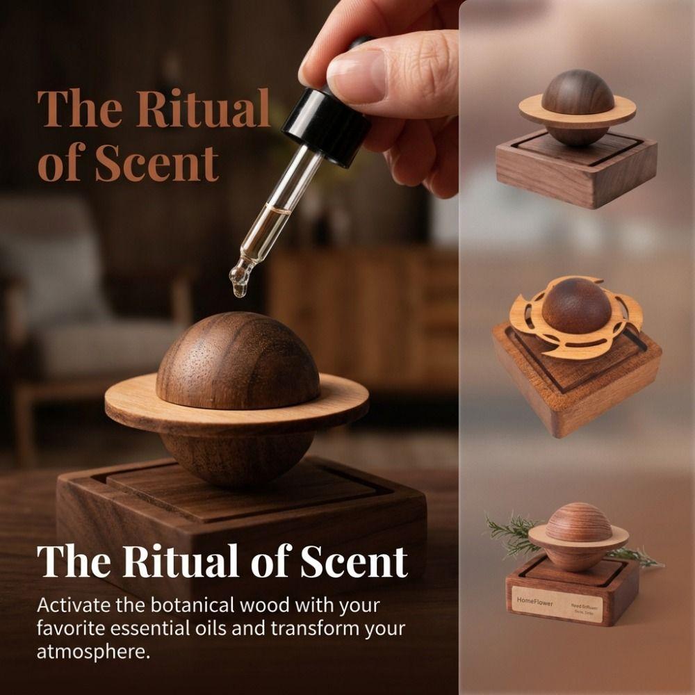 Handmade Wooden Essential Oil Diffuser Creative Aromatherapy Diffuser Dorm Room Essentials