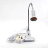White EU US UK Flexible Light Bulb Lamp AC Power E27 Base Plugs Socket Desk Clip for Book Room Night Light Grow Light Holder