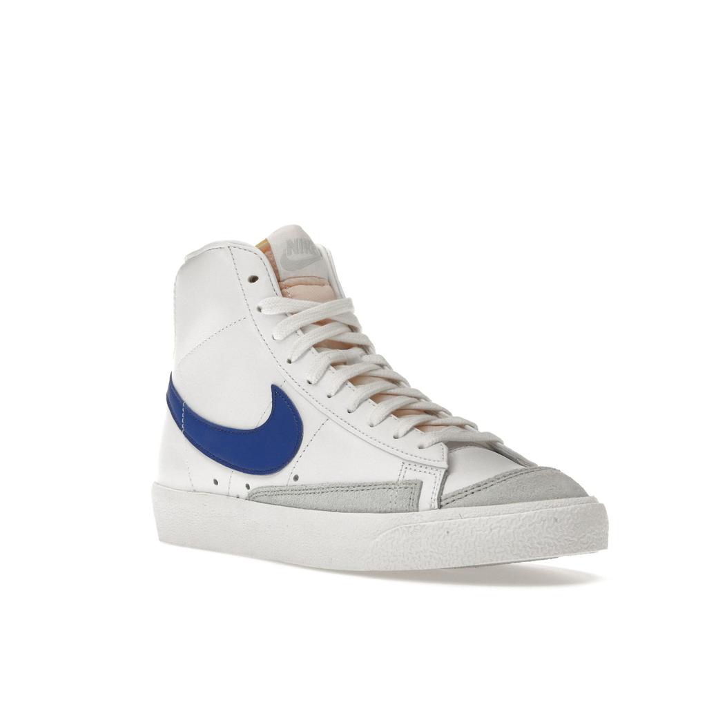 Nike Blazer Mid 77 Vintage White Game Royal мужские кроссовки Pure-Platinum BQ6806-124