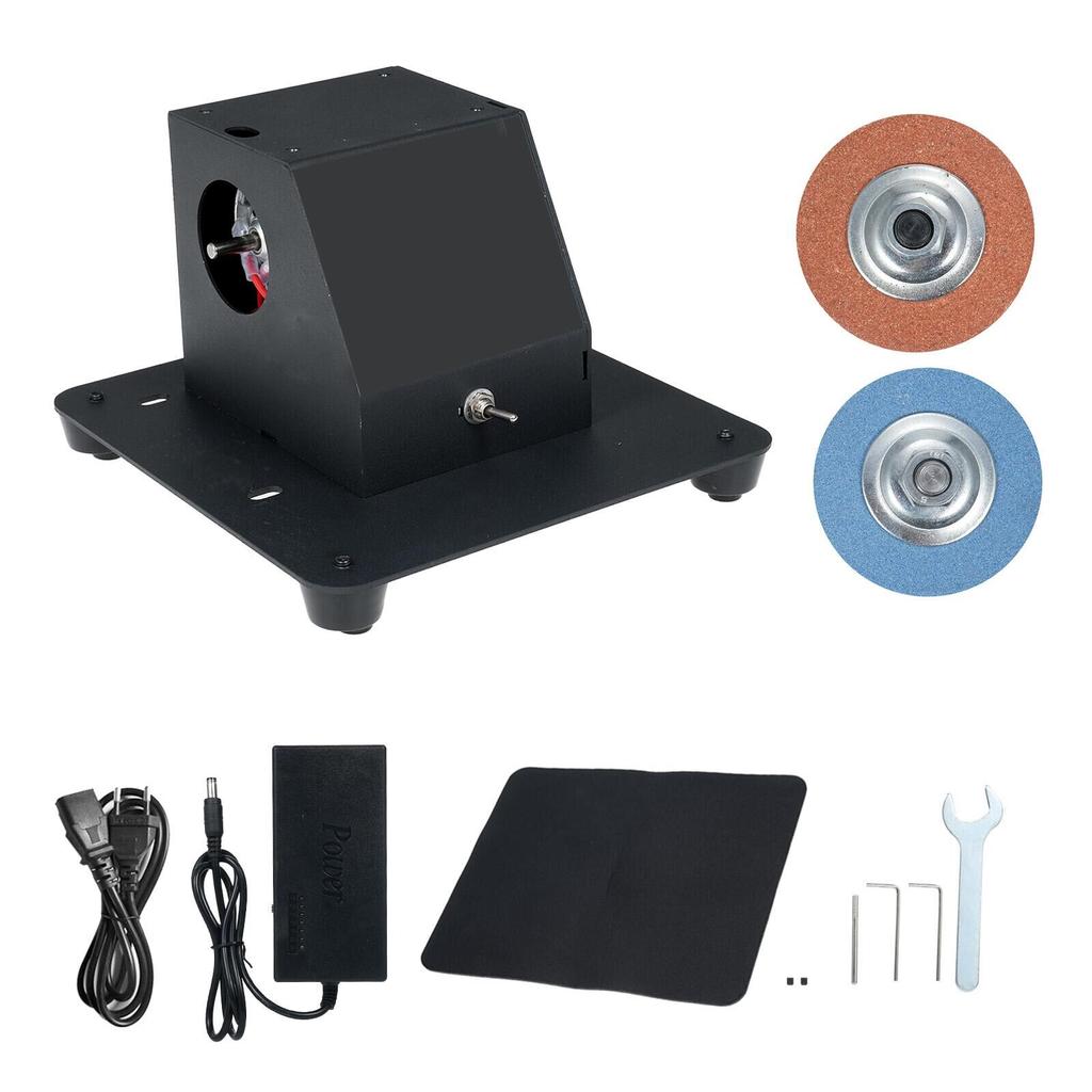 Мини-ленточная шлифовальная машина 250 Вт, точилка для ножей, электрическая настольная шлифовальная машина, 7 регулируемых скоростей