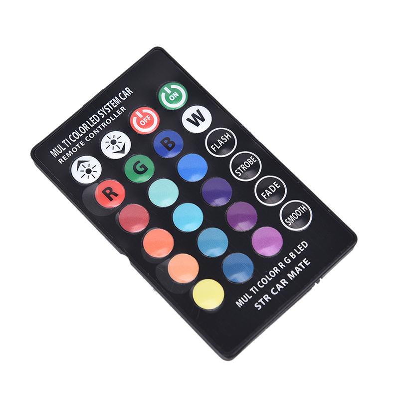 2шт T10 5050 W5W 6 Smd пульт дистанционного управления Rgb светодиодный автомобильный купольный светильник для чтения, лампа накаливания