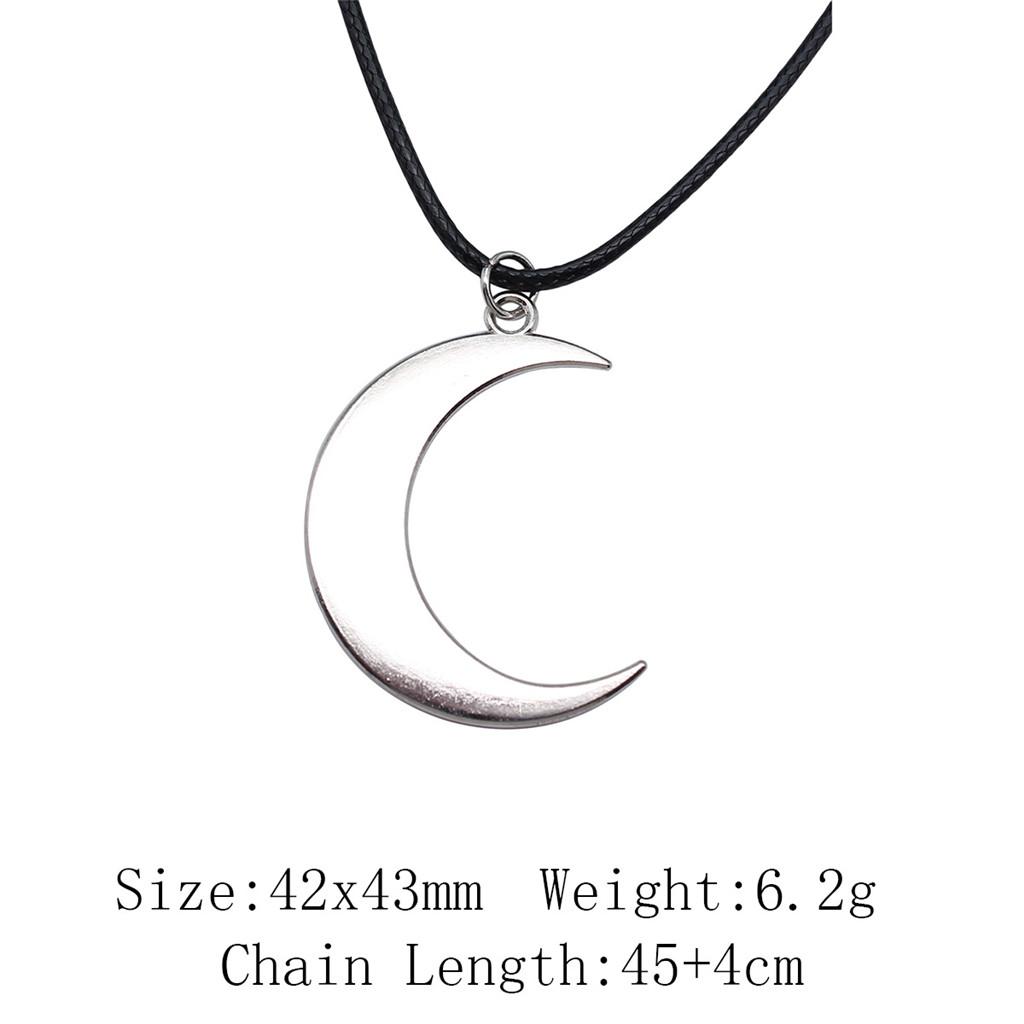 Birthday Gifts Choker Sun Moon Pentagram Necklace Leather Chain 45cm Art Supplies Neck Pendants