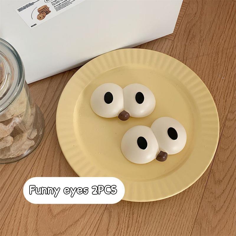 Обувь Dongdong, аксессуары в стиле аниме, пуговицы, мультяшные милые забавные украшения с большими глазами, обувь на пуговицах, комплект с цветочными пуговицами