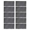 10pcs Fan Dust Filter Mesh Soft Magnetic Dust Filter Cover PC Case Fan Cover Grills for Computer