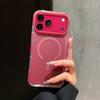Magnetic Skin Feel Color Blocking Phone Case for iPhone 17 Pro Max 16 Pro Shockproof for Magsafe Wear Resistant Slim Fit Cover