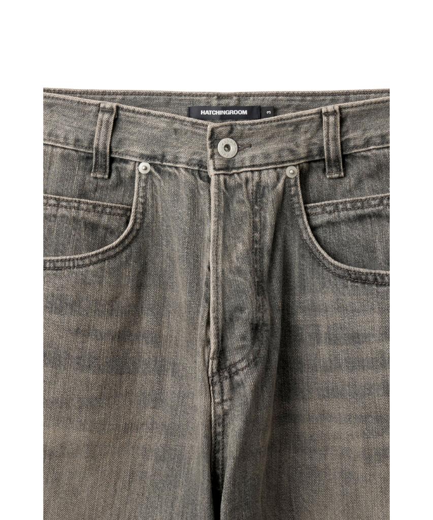Haechinglum Regular Selvedge Jeans Slub Vintage Gray