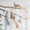 Glitter Glitter Christmas Bird Ornaments Realistic Christmas Tree Decoration  Christmas Tree