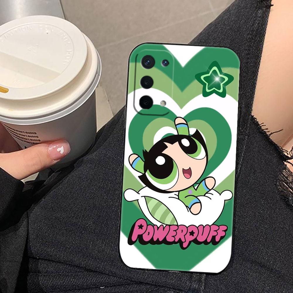 Чехол для телефона P-Powerpuff Girls для OPPO RENO 11 11F 10 8T 8 7Z 7 6Z 6 5 5F 4 4F LITE PRO TPU Чехол Funda Coque Shell