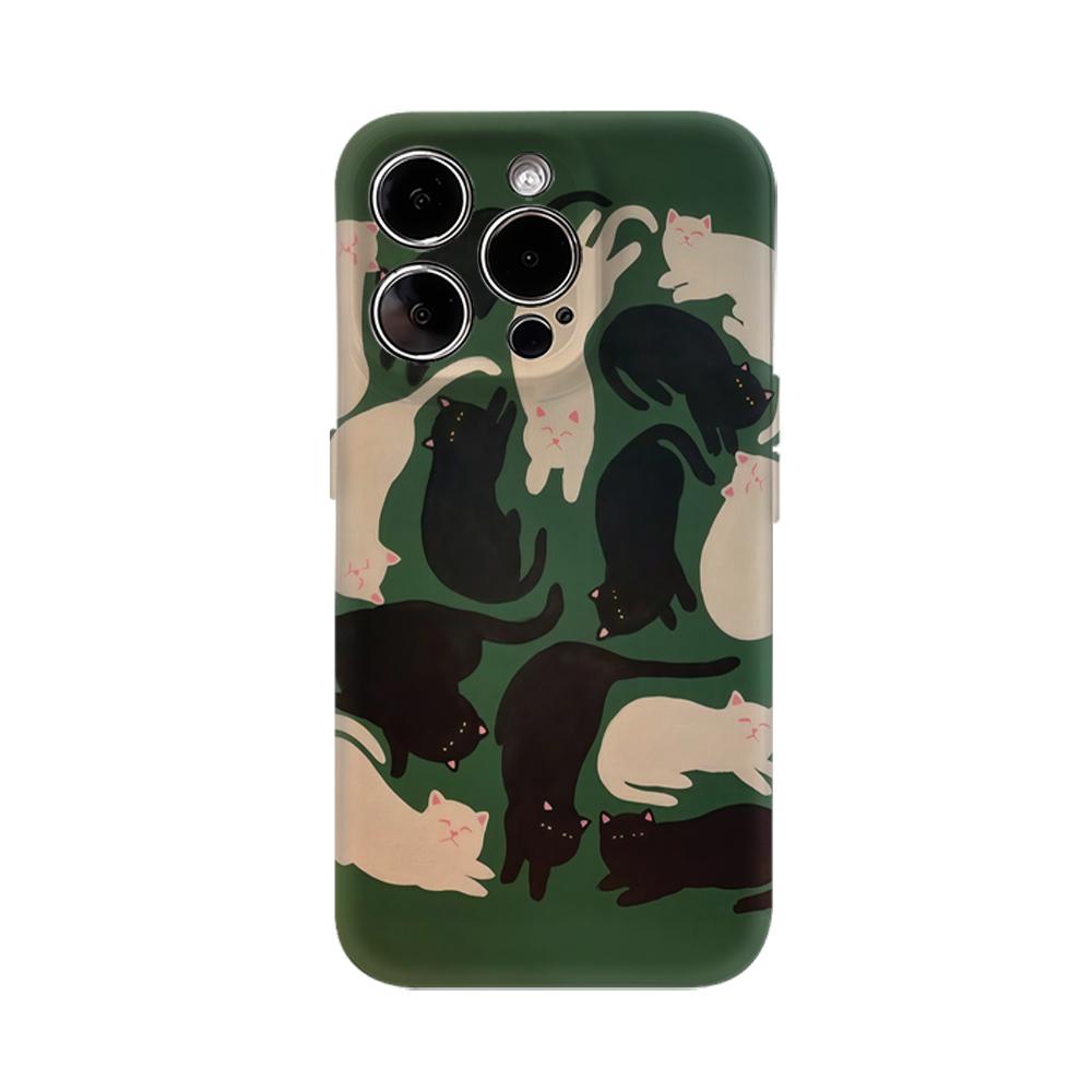 Cat Nap Repeat Phone Case for IPhone 17AIR 16E 16 15 14 13 12 11 17 Pro Max Plus Double-layer Back Cover