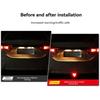 F1 Triangle Red Strobe LED Stop Brake Signal Lamp For Car Trucks: 12V Rear Tail Light Blinker Flasher-A87Q
