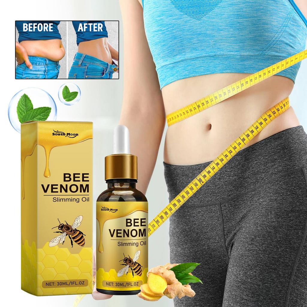 South Moon Масло для похудения и контурирования тела с пчелиным ядом Масло для похудения и контурирования тела для подтягивания кожи и изгибов