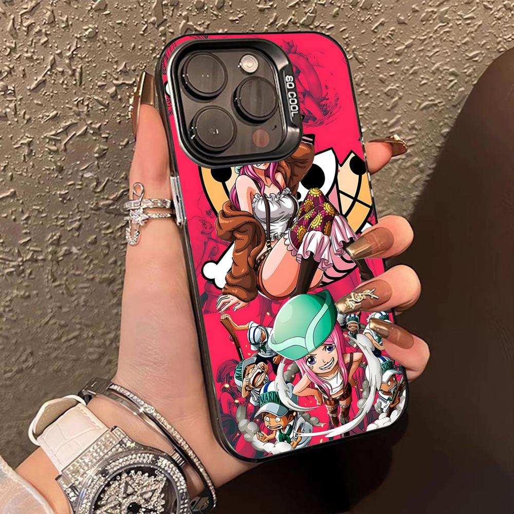 Jewelry Bonney Phone Case for iPhone 17 16 15 14 13 12 11 X XR XS Air Pro Max Plus Black Colorful Silver Cover