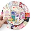 50Pcs Kawaii Girl Cartoon Decoration Decals Fairy Tale Style Graffiti Stickers Diy Suitcase Laptop Phone Bike Ins Sticker