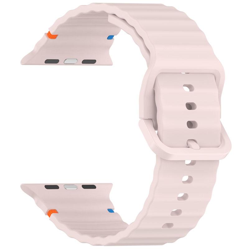 Силиконовый ремешок для Apple Watch Band Series 10 46 мм 42 мм 45 мм 44 мм Ultra 2 49 мм спортивный браслет Correa iWatch 9 8 7 41 мм 38 мм 40 мм