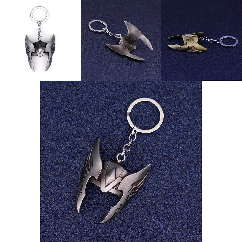 Премиальная маска Тора из Мстителей, сплав, брелоки для ключей, брелок, кольцо для ключей, подарки, коллекционный для фанатов